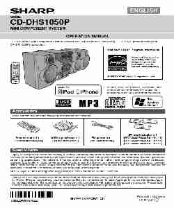 Sharp Stereo System DHS1050P-page_pdf